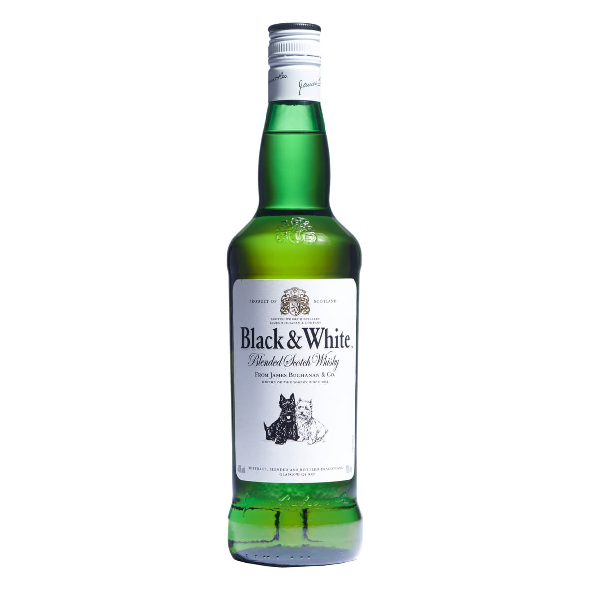 Whisky Escocês Blended BLACK&WHITE Garrafa 700ml