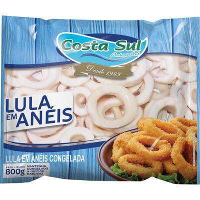 Lula em Anéis Costa Sul Congelada 800g