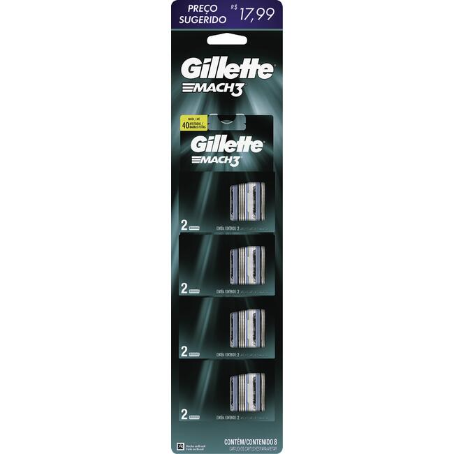 Carga Gillette Mach3 4x2 un