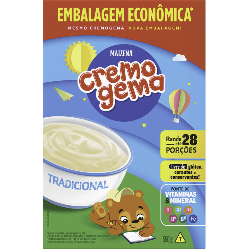 Cremogema Tradicional 550g