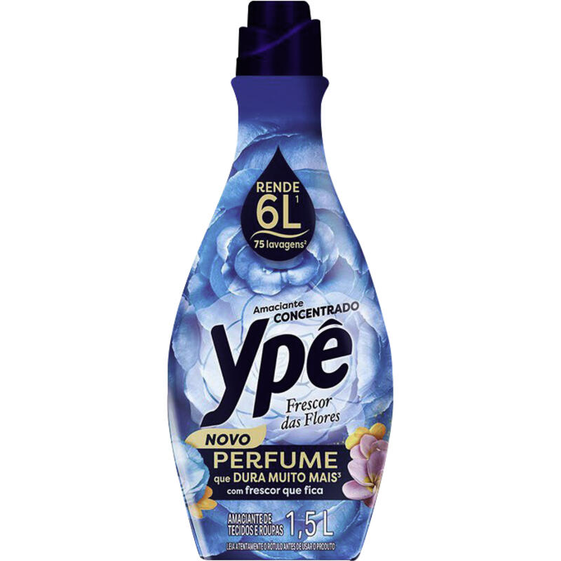 Amaciante Concentrado Ypê Frescor das Flores 1,5 Litro