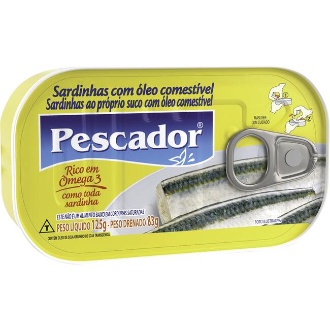 Sardinha Pescador Óleo 83g