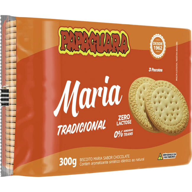 Biscoito Papaguara Maria Tradicional 300g