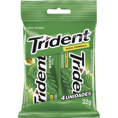 Chiclete Trident Menta 4 un