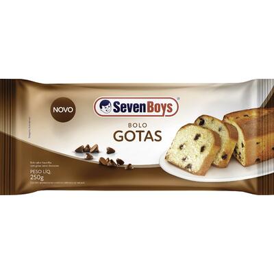 Bolo Seven Boys Gotas de Chocolate 250g