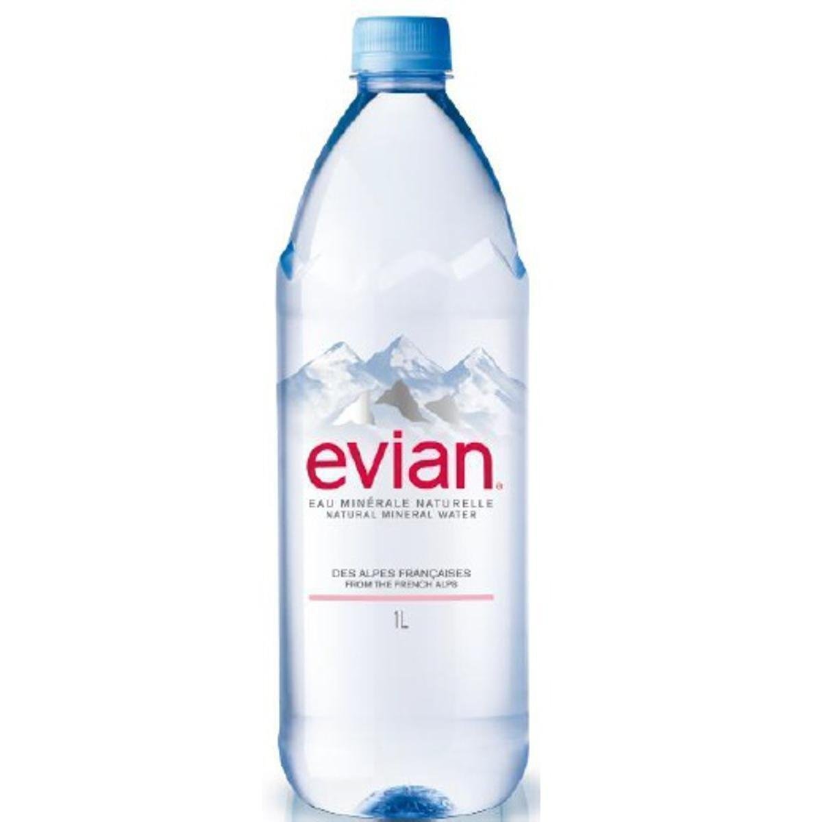 Evian Águas Especiais Mineral Sem Gás 1L