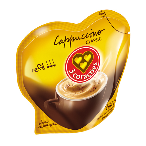 Café Cappuccino 3 Corações 100g