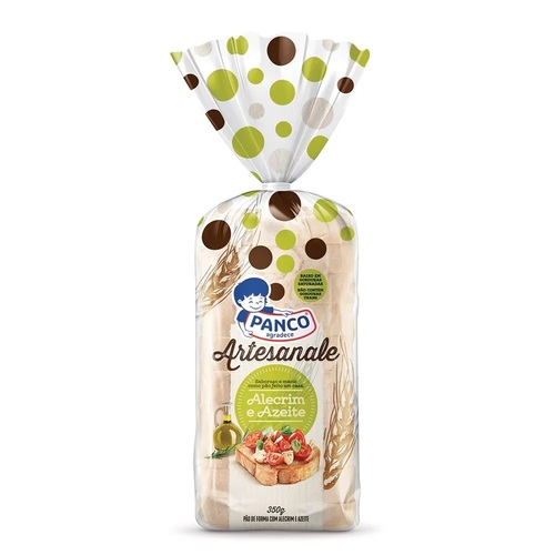 Pão de Forma Alecrim e Azeite Panco Artesanale Pacote 350g