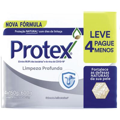 Sabonete Protex Limpeza Profunda 4x150g
