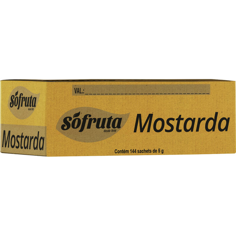 Molho de Mostarda Sófruta Minissachê 144x5g