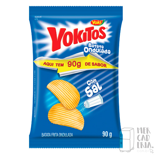 Salgadinho Yokitos Batata Ondulada 90g