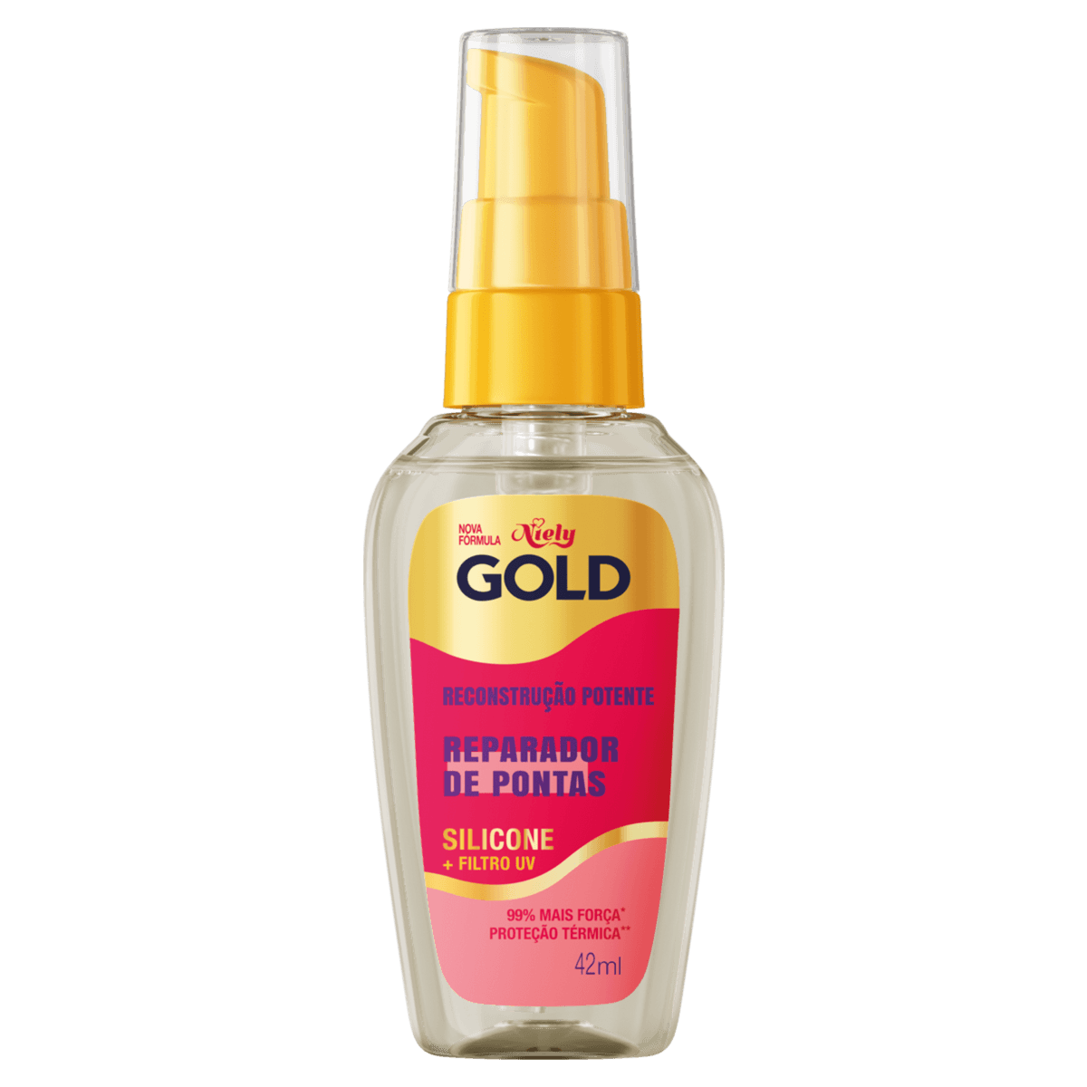 Reparador de Pontas NIELY GOLD Reconstrução Potente 42ml