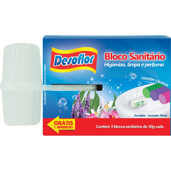 Conjunto Desoflor 3 Blocos Sanitários - Grátis Aparelho