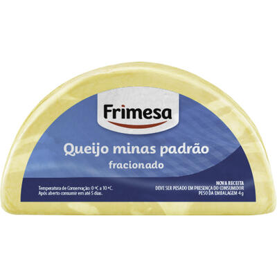 Queijo Minas Padrão Frimesa Preço por quilo na peça
