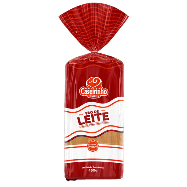 Pão Caseirinho 400g - Leite