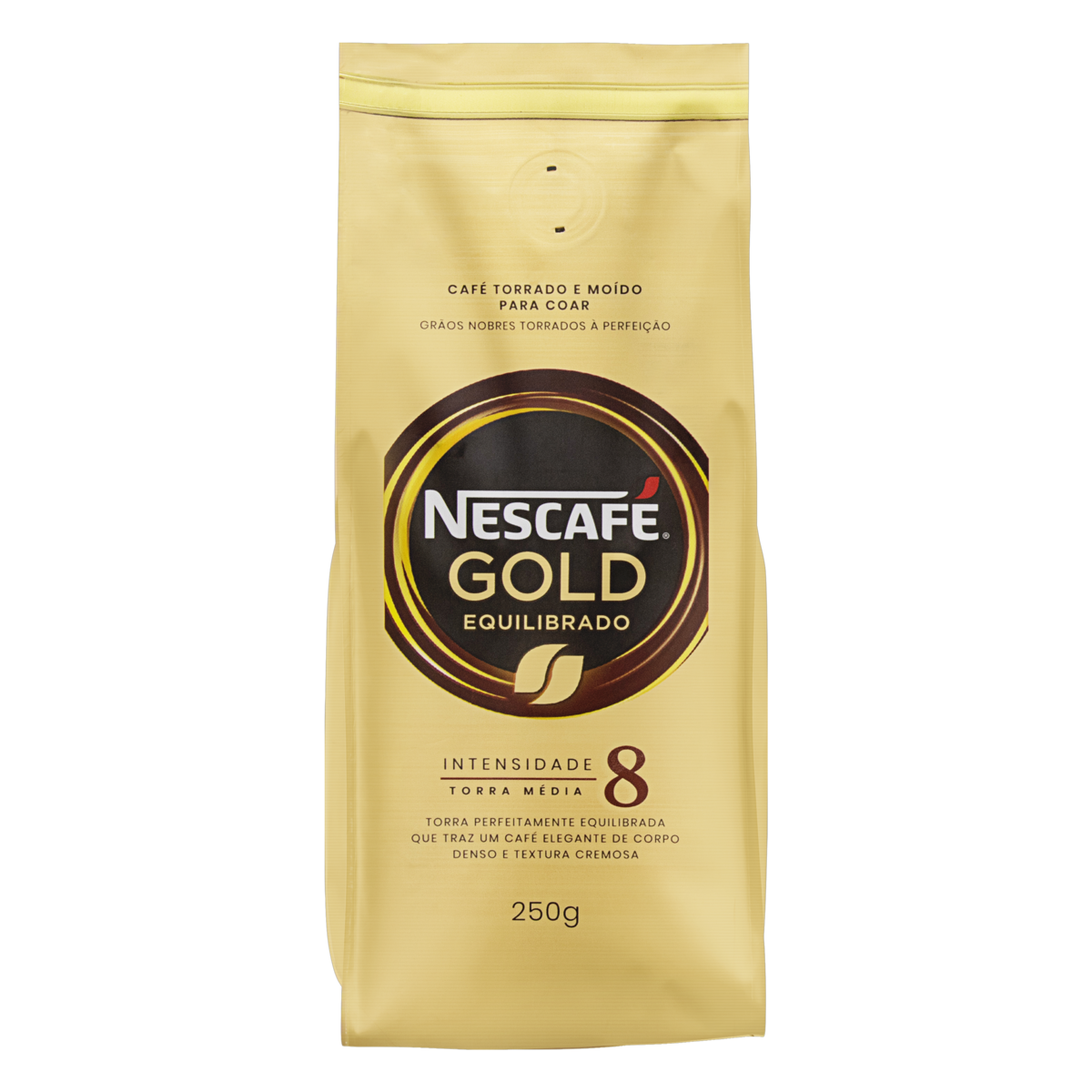 Café Torrado e Moído Equilibrado Nescafé Gold Pacote 250g