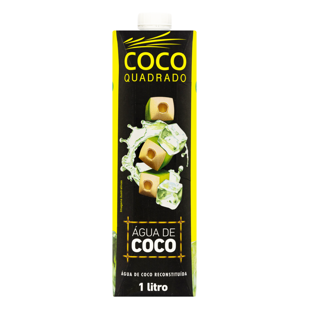 Água de Coco Quadrado Caixa 1l