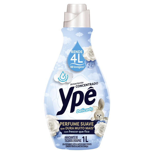 Amaciante Concentrado Ypê Delicado 1L