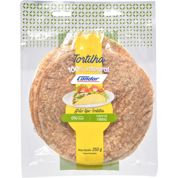 Tortilha Condor 250g - Integral