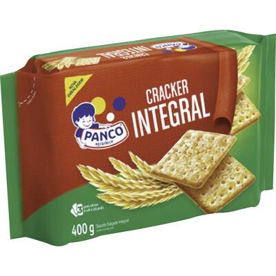 Biscoito Panco Cracker integral 400g