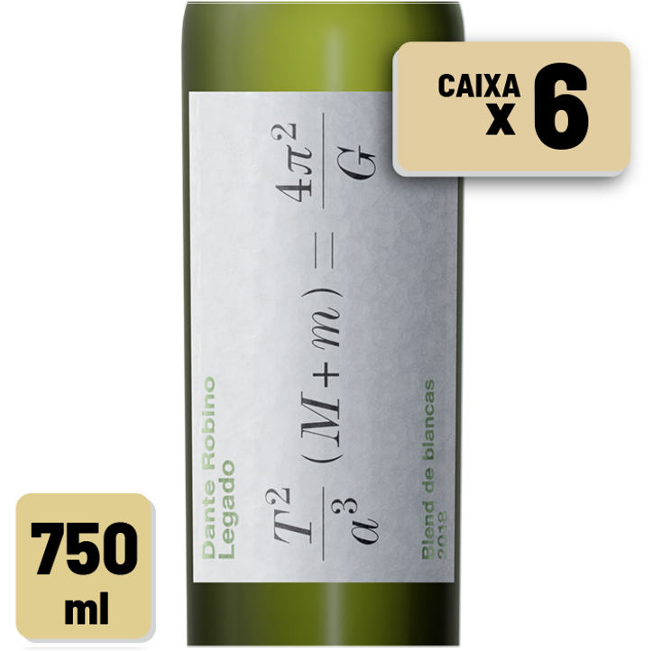 Vinho Dante Robino Legado Blend de Blancas Garrafa Vidro 750ml Caixa c/ 6 un