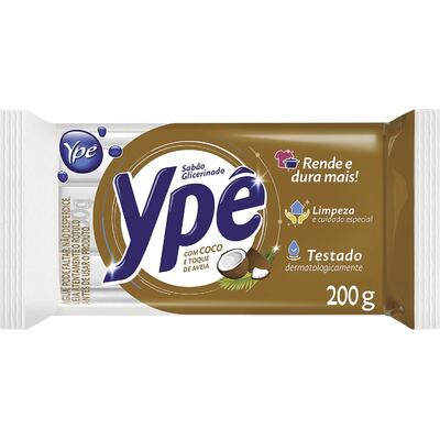 Sabão em Pedaço Ypê Coco e Aveia 200g