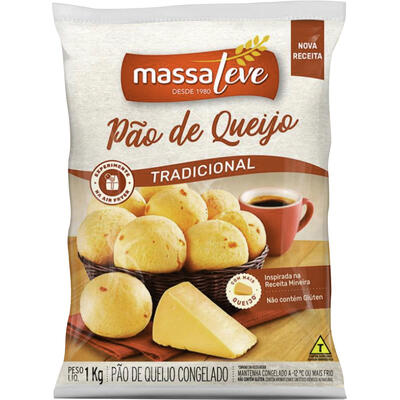 Pão de Queijo Massa Leve Tradicional 1kg