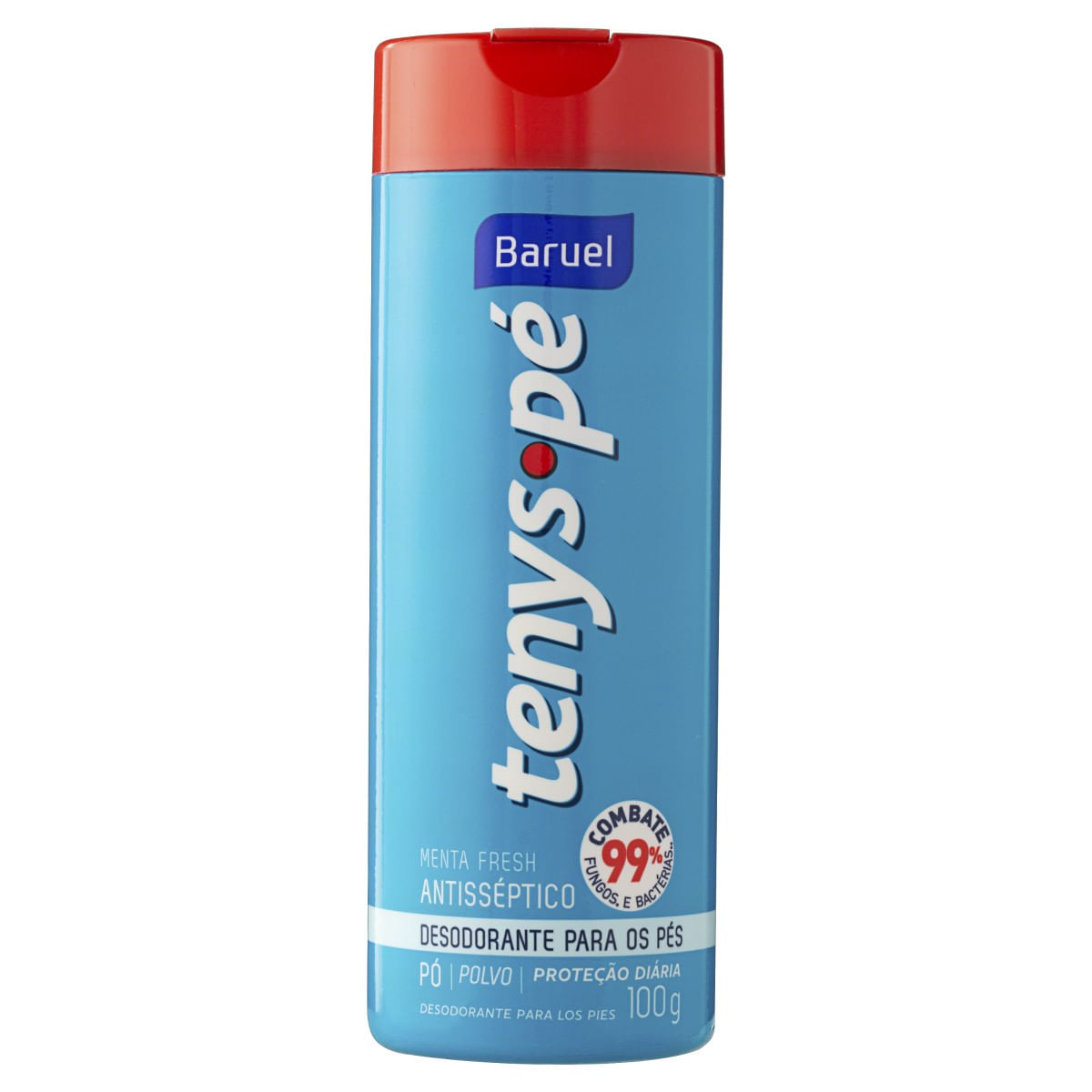 Talco Baruel Tenys Pé Pó Menta Fresh 100g