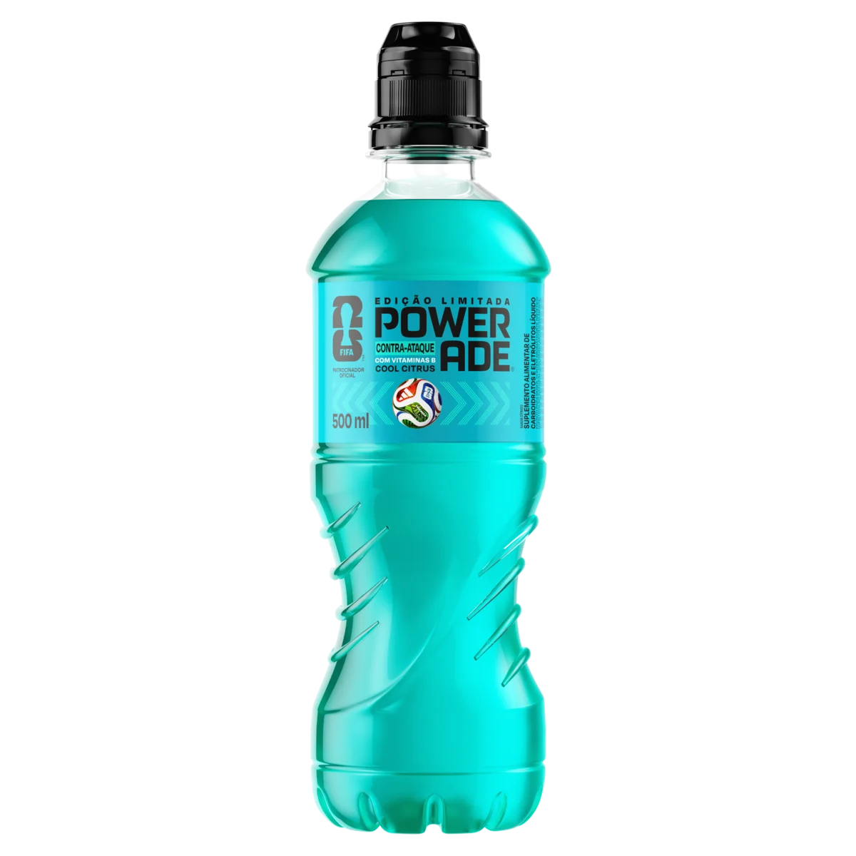 Isotônico Cool Citrus Powerade Contra-Ataque Garrafa 500ml