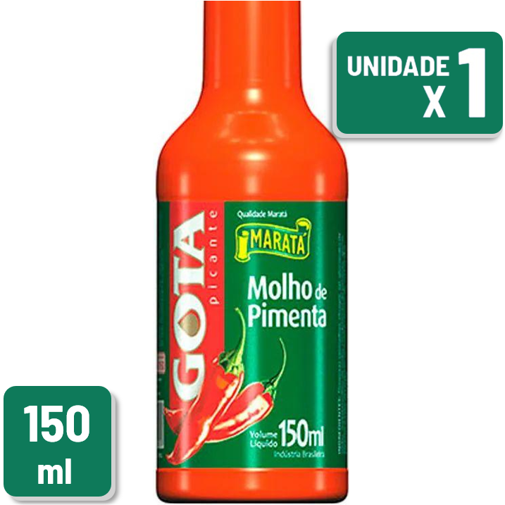 Molho de Pimenta Maratá Gota Picante Frasco 150ml