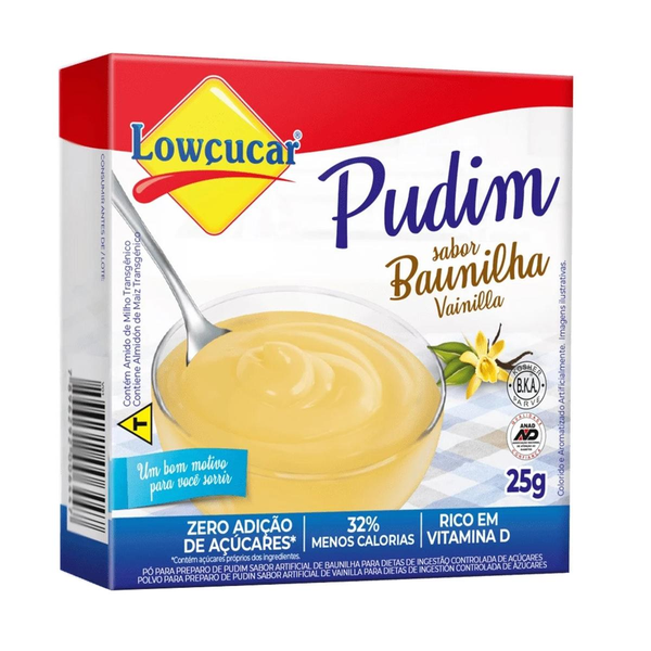 Pudim Lowçucar 25g - Diet - Baunilha