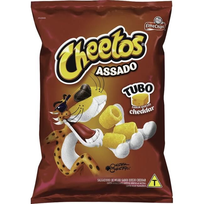 Salgadinho Elma Chips Cheetos Tubo de Cheddar 47g