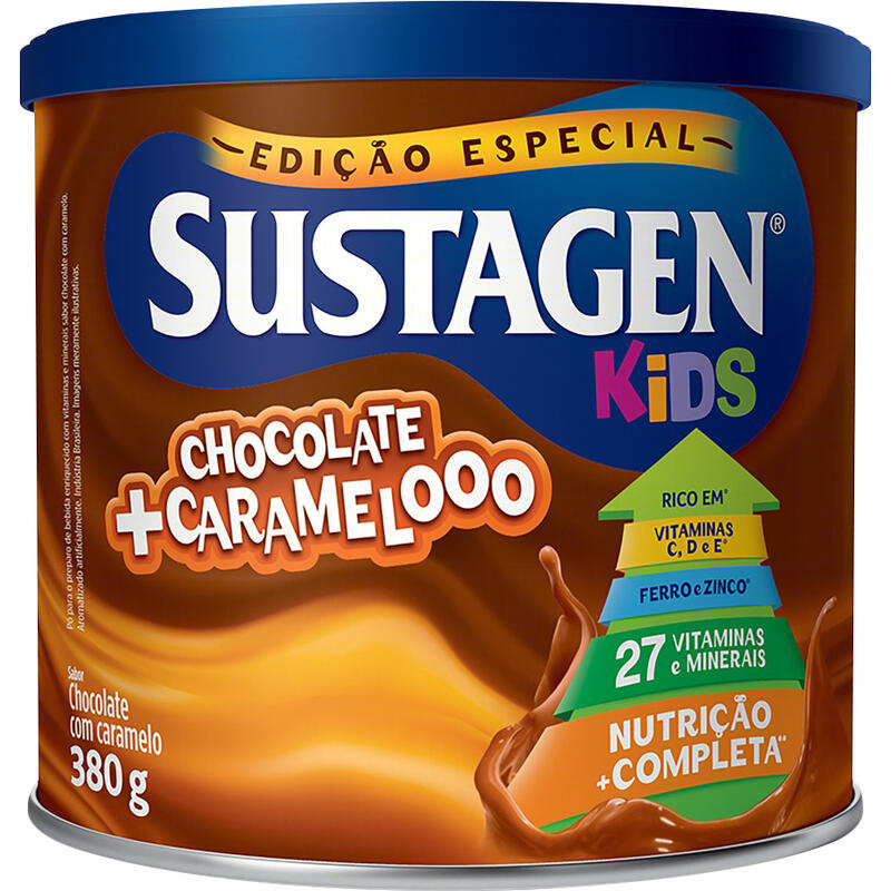 Alimento Sustagen Kids Chocolate com Caramelo 380g