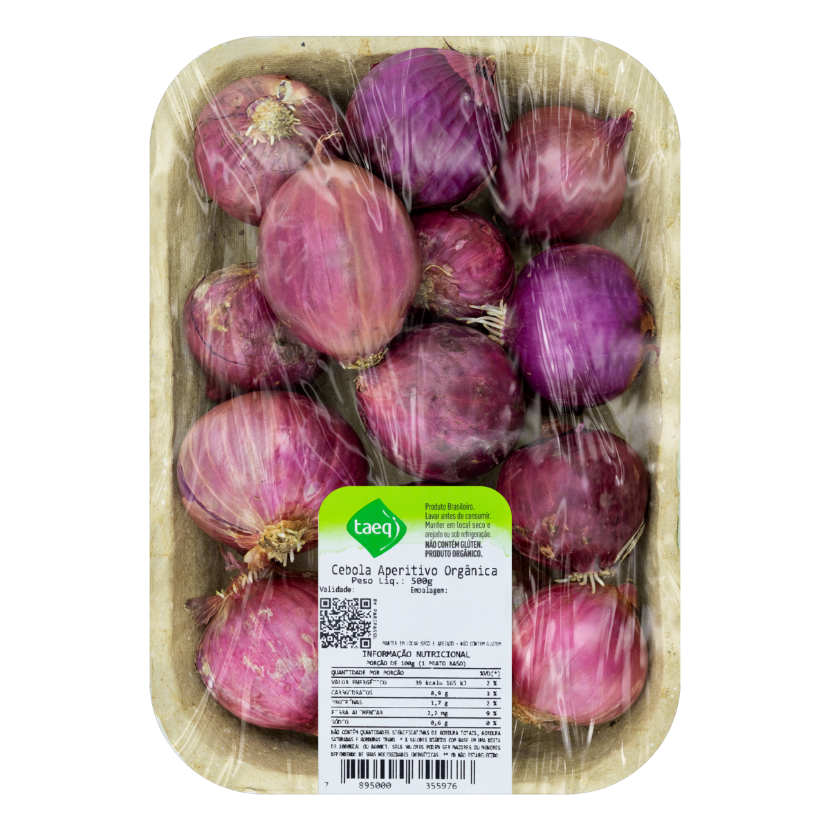Cebola Aperitivo Orgânica Taeq 500g