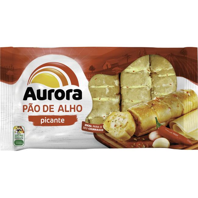 Pão de Alho Baguete Aurora Picante 340g