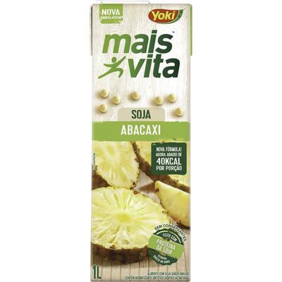Alimento Mais Vita Yoki À Base de Soja Abacaxi 1L