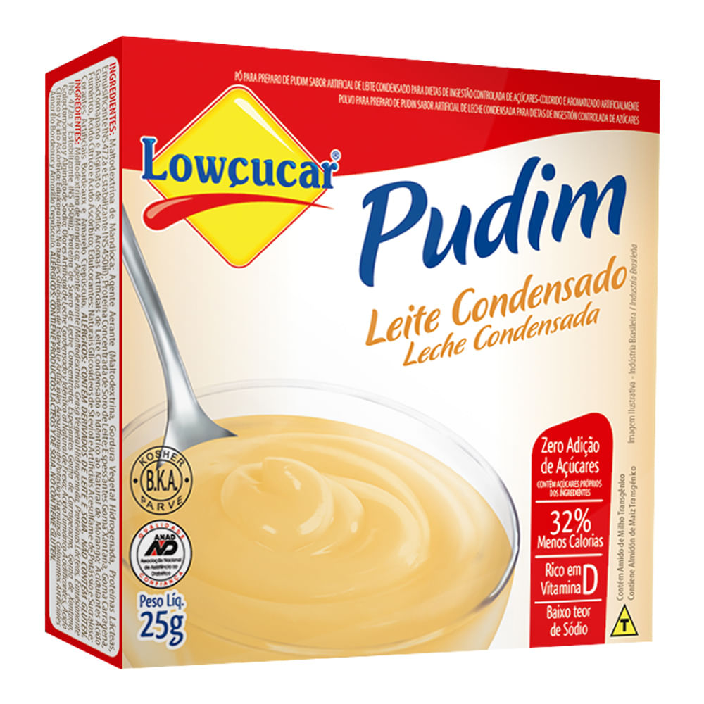 Pudim Lowçucar Zero Leite Condensado 25g