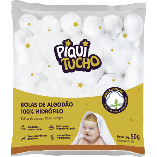 Algodão Bola Piquitucho 50g