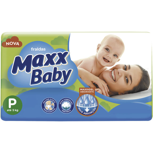 Fralda Descartável Maxx Baby Regular P 10 un