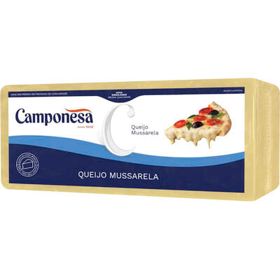 Queijo Mussarela Camponesa Preço por quilo na peça