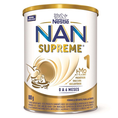 Fórmula Infantil Nan Supreme 1 800g