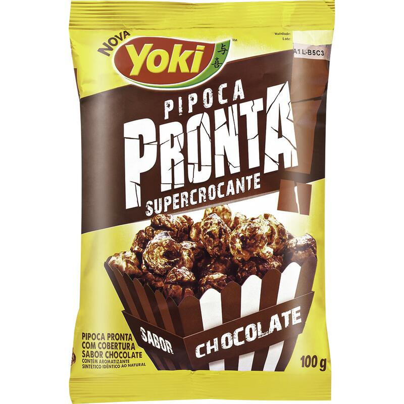 Pipoca Pronta Yoki Chocolate 100g