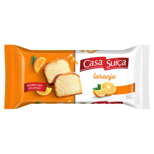 Bolo Laranja Casa Suíça Pacote 250g