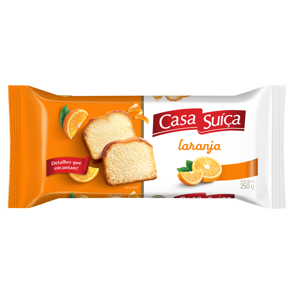 Bolo Laranja Casa Suíça Pacote 250g