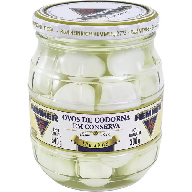 Ovos de Codorna Hemmer Em conserva 300g