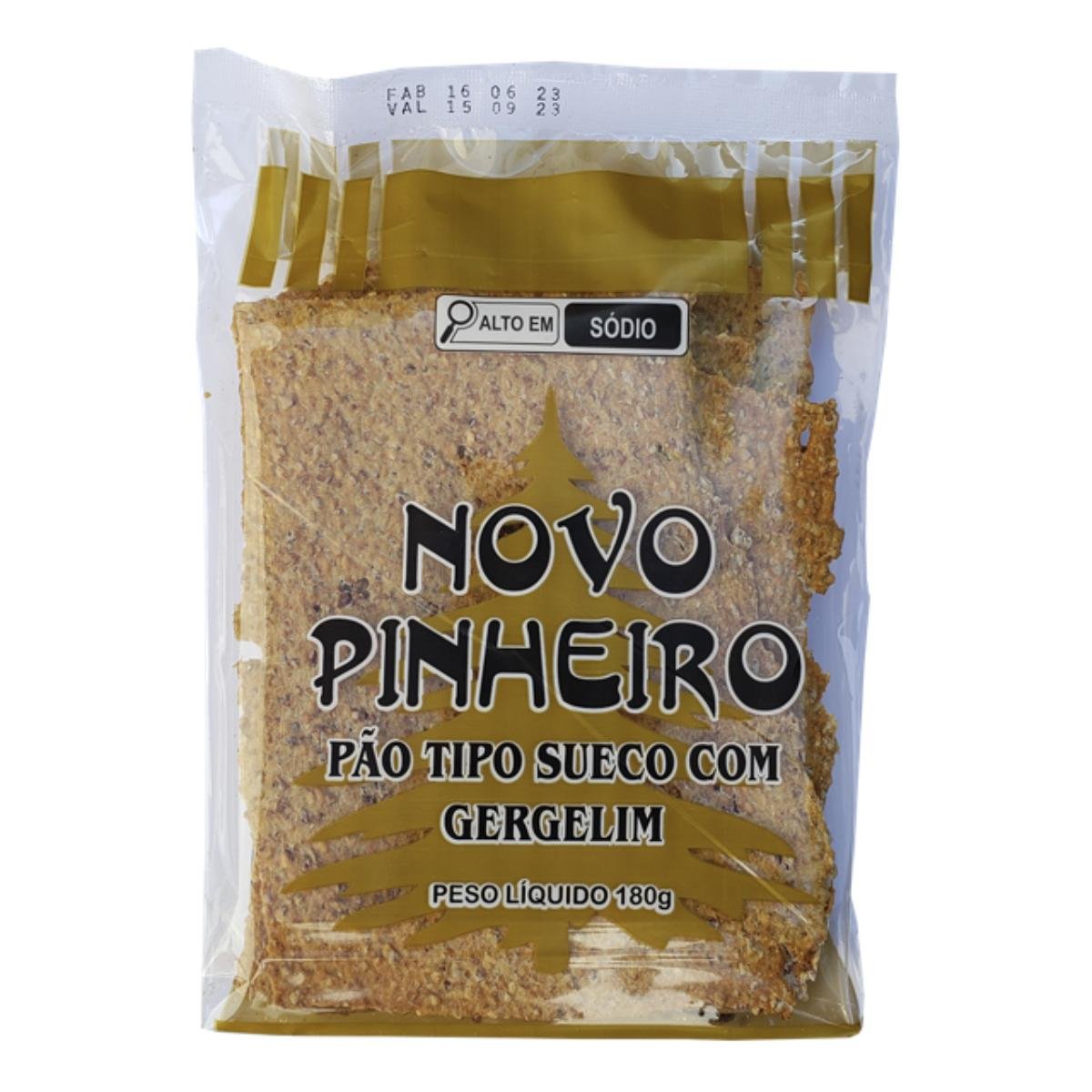 Pão Tipo Sueco Pinheiro Com Gergelim 180g