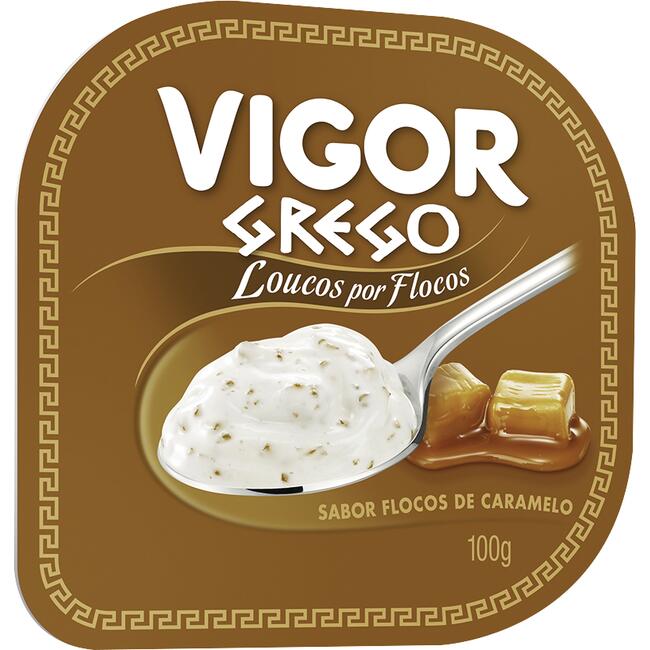 Iogurte Vigor Grego Caramelo un 100g