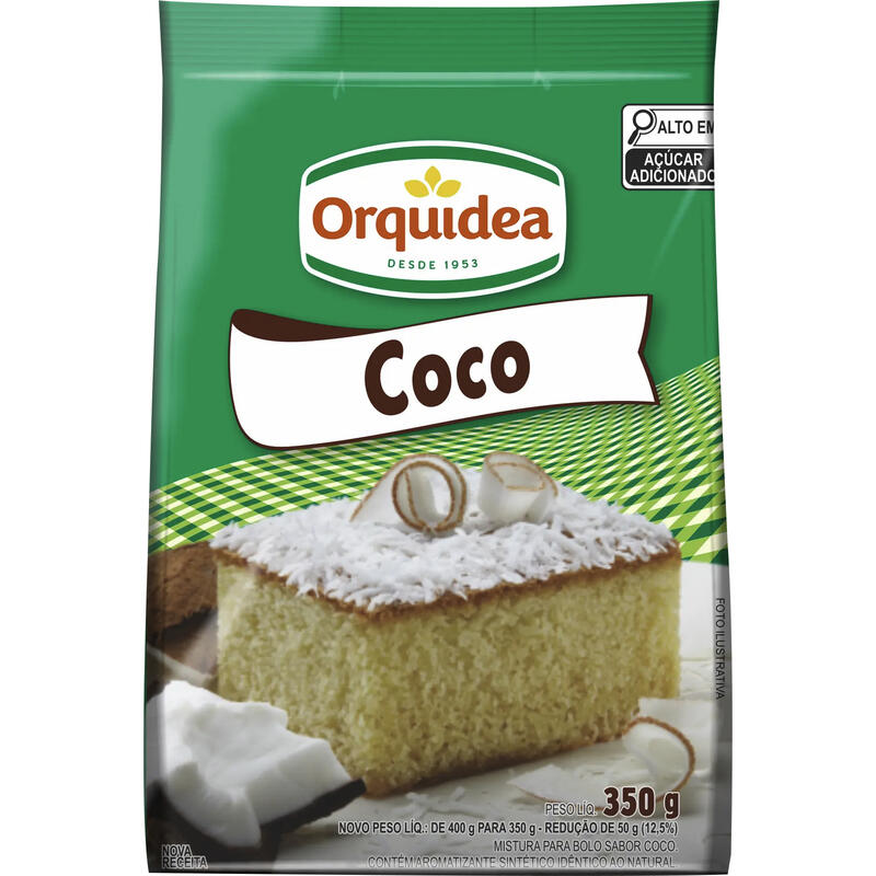 Mistura para Bolo Orquídea Coco 350g