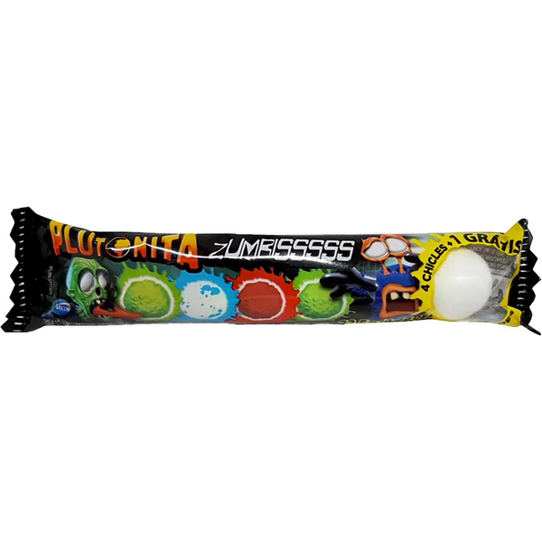 Chiclete Plutonita 22,5g - Zumbis - Com 5 Unidades