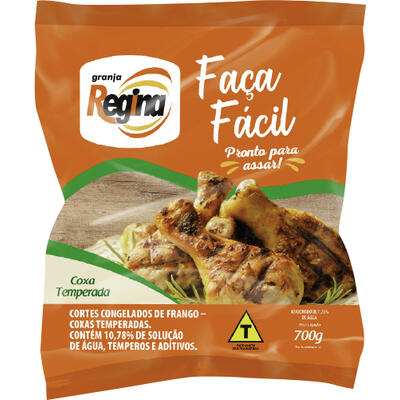 Coxa de Frango Regina Congelada Temperada 700g